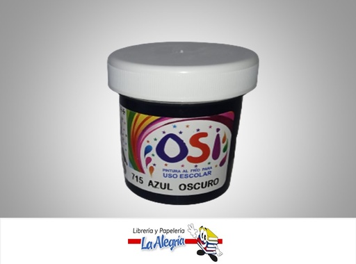 [7592595000716] PINTURA AL FRIO 60CC AZUL OSCURO MARCA OSI