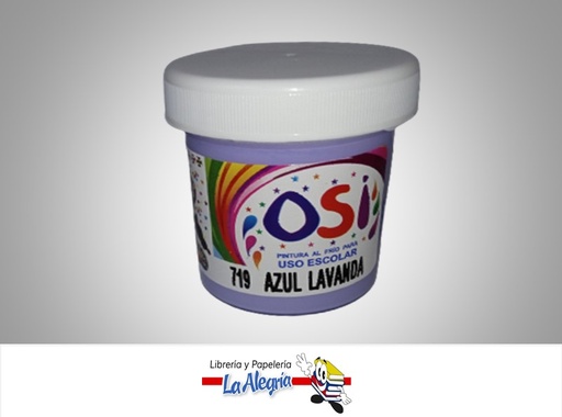 [7592595000754] PINTURA AL FRIO 60CC AZUL LAVANDA MARCA OSI