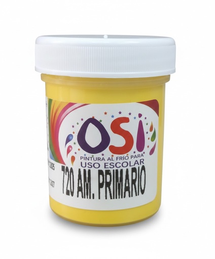 [7592595000761] PINTURA AL FRIO 60CC AMARILLO PRIMARIO MARCA OSI