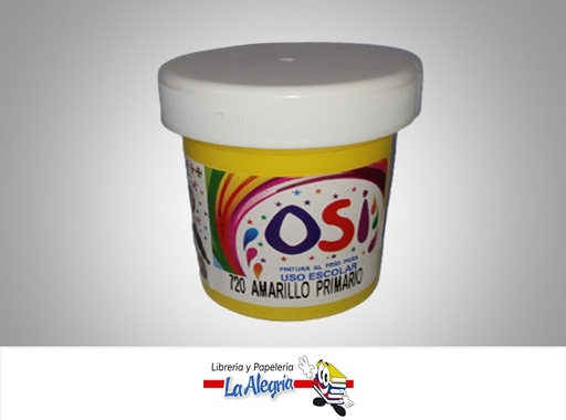 [7592595000761] PINTURA AL FRIO 60CC AMARILLO PRIMARIO MARCA OSI