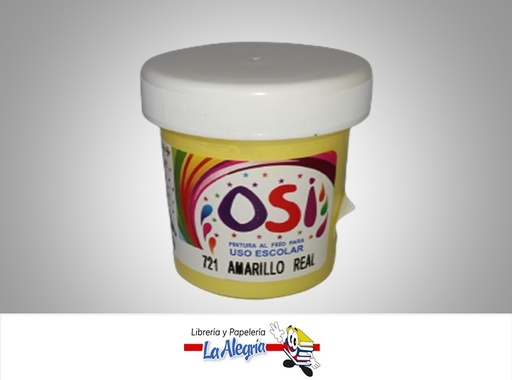 [7592595000778] PINTURA AL FRIO 60CC AMARILLO REAL MARCA OSI