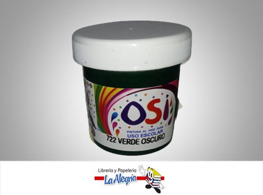 [7592595000785] PINTURA AL FRIO 60CC VERDE OSCURO MARCA OSI
