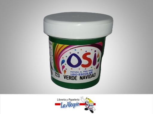 [7592595000792] PINTURA AL FRIO 60CC VERDE NAVIDAD MARCA OSI