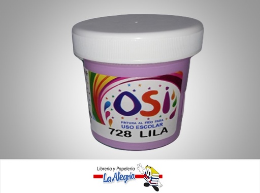 [7592595000846] PINTURA AL FRIO 60CC LILA MARCA OSI
