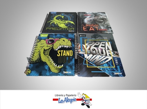 [7702111589384] LIBRETA ESPIRAL XPRESARTE NIÑO 160 HOJAS 5 MATERIAS MARCA NORMA