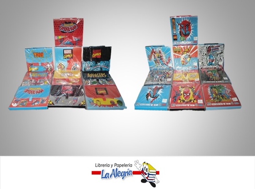 [7707463693420] MALETIN PLASTICO CON ASA Y BOLSILLO NIÑO MARVEL MARCA PRIMAVERA