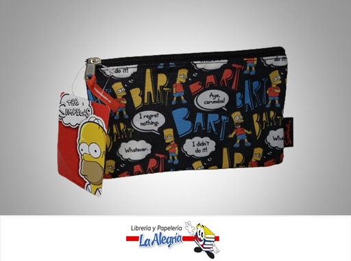 [7591525123495] CARTUCHERA PLANA GRANDE LOS SIMPSONS 11740246 MARCA CAPI