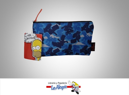 [7591525123464] CARTUCHERA PLANA GRANDE LOS SIMPSONS 11740243 MARCA CAPI