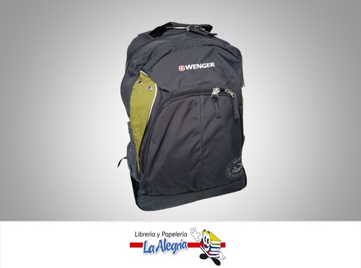 [721427512067] MORRAL ESCOLAR SA1353 VERDE/GRIS MARCA WENGER