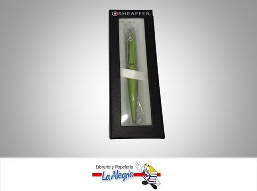 [9405] BOLIGRAFO RETRACTIL VFM CROMADO VERDE MARCA SHEAFFER