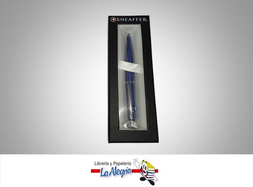 [9408] BOLIGRAFO RETRACTIL VFM CROMADO AZUL MARCA SHEAFFER