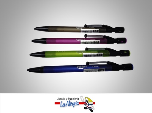 [7453038476751] PORTAMINA MP1922; 2.0 MM UND COLORES VARIADOS MARCA POINTER