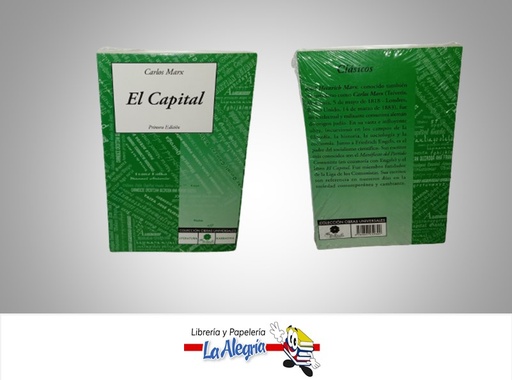 [9789807259309] EL CAPITAL TEMATICA POLITICA AUTOR CARLOS MARX MARCA EL TREBOL