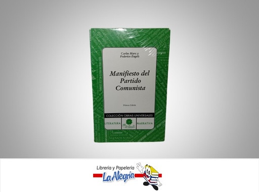 [9789807259279] MANIFIESTO DEL PARTIDO COMUNISTA TEMATICA POLITICA AUTOR CARLOS MARX MARCA EL TREBOL