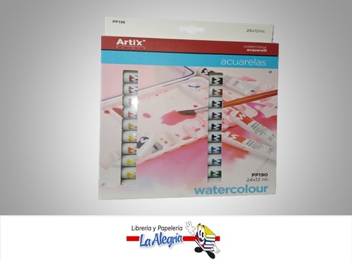 [8435464134534] PINTURA ACUARELA PP190 12 ML 24 UND MARCA MP
