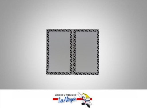 [ES3210] ETIQUETA RECTANGULAR 11X6CM NEGRA 6UND MARCA STAR