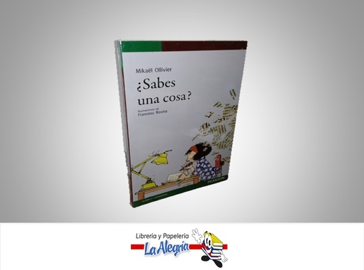 [9789802628186] ¿SABES UNA COSA? TEMATICA CUENTO AUTOR MIKAEL OLLIVIER MARCA PEARSON