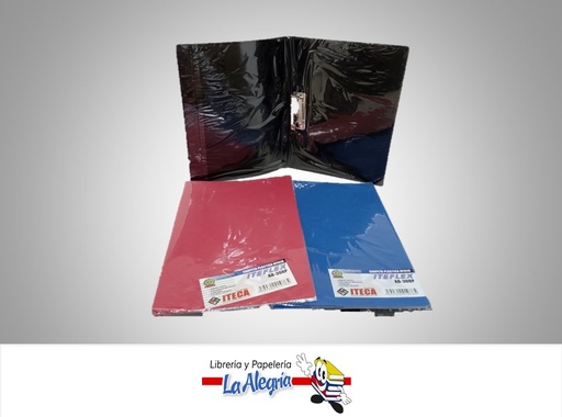 [7592302019765] CARPETA PLASTICA CON GANCHO PRESION AB308P OFICIO UND