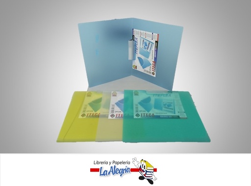 [7592302072050] CARPETA PLASTICA TRANSPARENTE CON CLIP SUJETADOR  TEXTURIZADO CPT319 CARTA UND