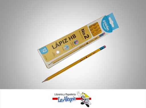 [7453010055585] LAPIZ GRAFITO HEXAGONAL N°2 HB UND MARCA POINTER YP-12HA