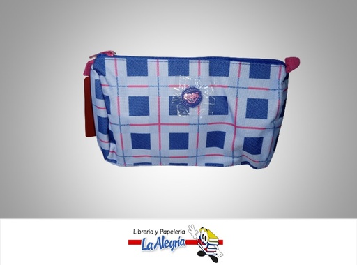 [7591525164078] CARTUCHERA TRIANGULAR BLUE PINK 1259046 MARCA CAPI