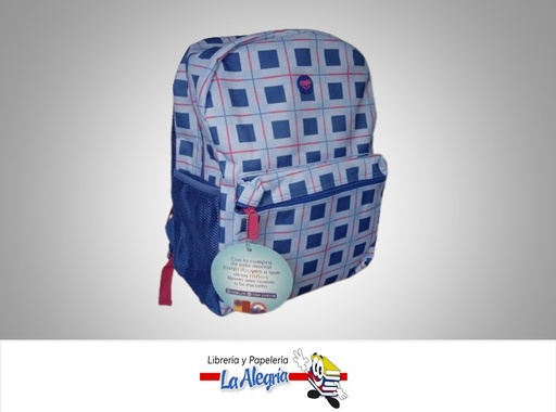 [7591525164061] MORRAL ESCOLAR BLUE PINK 1259013 MARCA CAPI