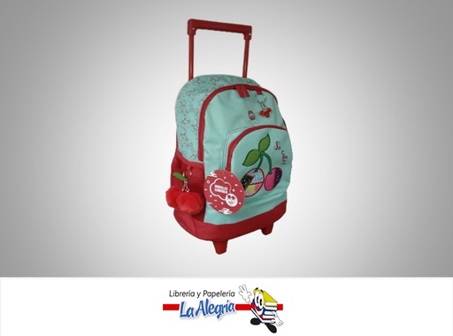 [7591525164184] MORRAL ESCOLAR GRANDE CON RUEDAS JOY SO CUTE 1252045 MARCA CAPI