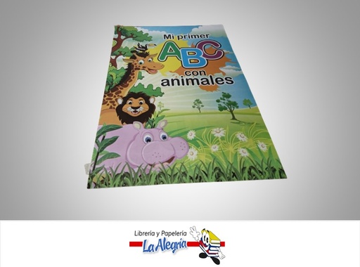 [2459121010470] CARTILLA MI PRIMER ABC CON ANIMALES MARCA CANAIMA