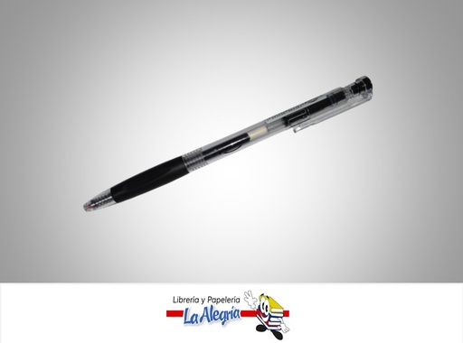 [7453038463393] BOLIGRAFO GEL RETRACTIL GIP22115BK 0.5 MM NEGRO UND MARCA POINTER