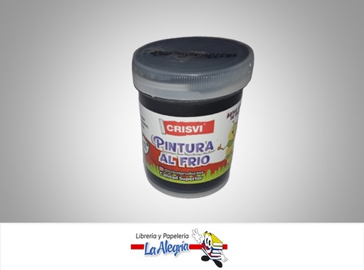 [7598874008862] PINTURA AL FRIO 80 GR NEGRO MARCA CRISVI