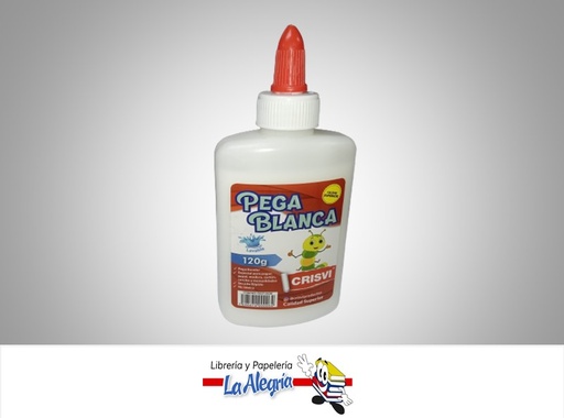 [7598874000064] PEGA LIQUIDA BLANCA 120 G MARCA CRISVI