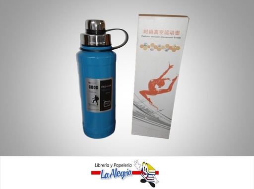 [8616332212114] TERMO DE CAFE 600 ML FASHION VACUUM MOVEMENT KETTLE AZUL MARCA MOUNTAIN