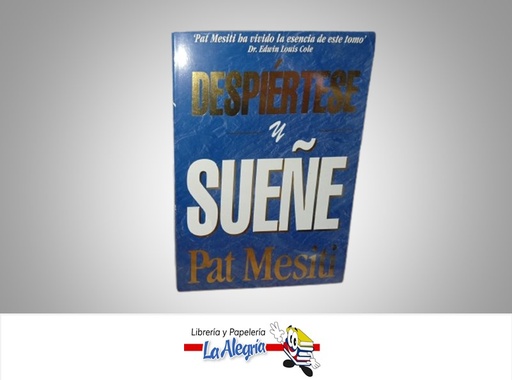 [NE472] DESPIERTESE Y SUEÑE TEMATICA AUTOAYUDA AUTOR PAT MESITI MARCA S/M