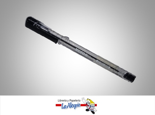 [9023800379214] BOLIGRAFO K11 M TRANSPARENTE NEGRO UND MARCA KORES