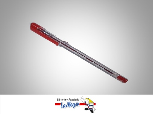 [9023800379313] BOLIGRAFO K11 M TRANSPARENTE ROJO UND MARCA KORES