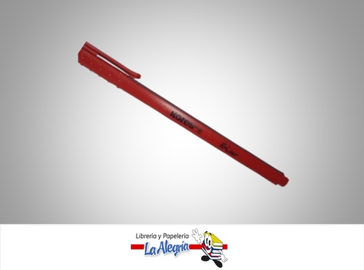 [9023800281036] MARCADOR PERMANENTE K LINER ROJO UND