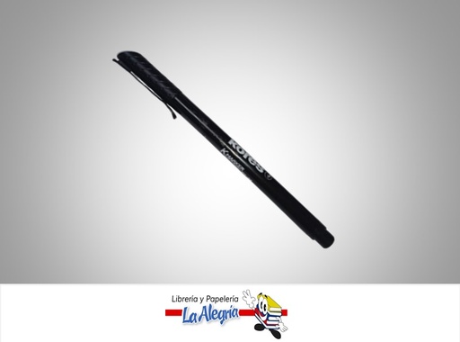[9023800221001] MARCADOR PERMANENTE P1-M FINO NEGRO UND MARCA KORES