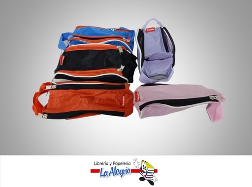 [7590033009130] CARTUCHERA DOBLE CIERRE (9130) GRANDE  MARCA KORES