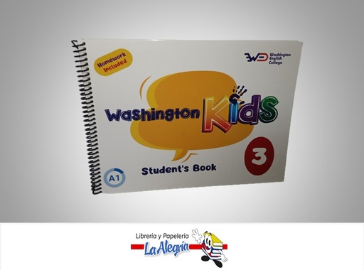 [978220083] WASHINGTON KIDS 3ER GRADO TEMATICA ESCOLAR AUTOR WEC MARCA WEC