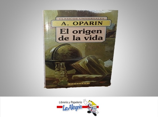 [9788476728512] EL ORIGEN DE LA VIDA TEMATICA NOVELA AUTOR A. OPARIN MARCA FONTANA