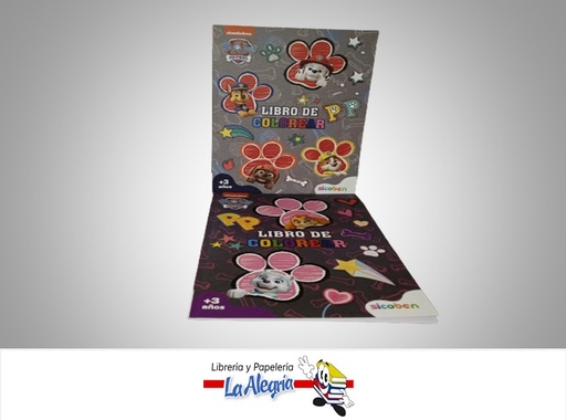 [6014417065020] LIBRO COLOREAR PAW PATROL TEMATICA INFANTILES MARCA SICOBEN