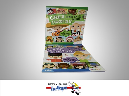 [8944553456193] CREA CARITAS CUENTOS CLASICOS CON STIKERS MARCA SICOBEN