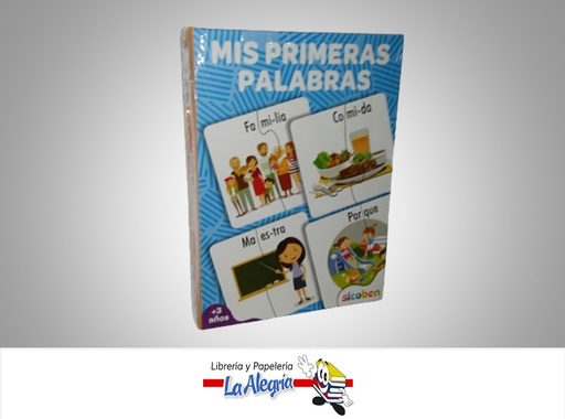[6014417149171] JUEGO EDUCATIVO MIS PRIMERAS PALABRAS 32 PZAS MARCA SICOBEN