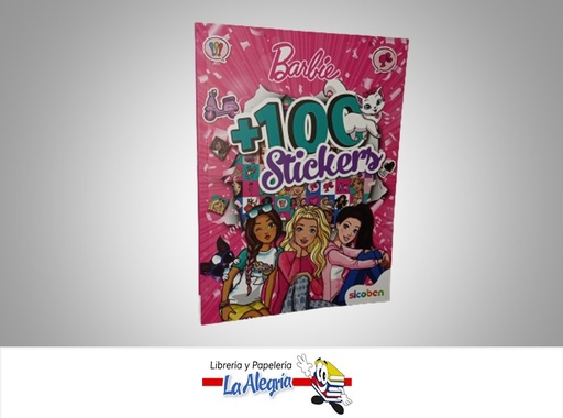 [6014417051078] LIBRO DE ACTIVIDADES BARBIE 10 PAGINAS +100 STICKERS TEMATICA INFANTIL EDITORIAL SICOBEN