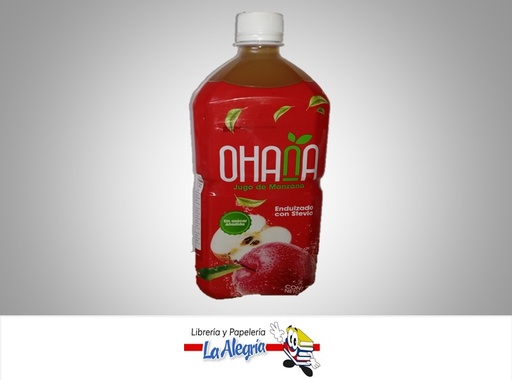 [7596756312106] JUGO DE ALOE VERA CON MANZANA 1LT MARCA OHANA
