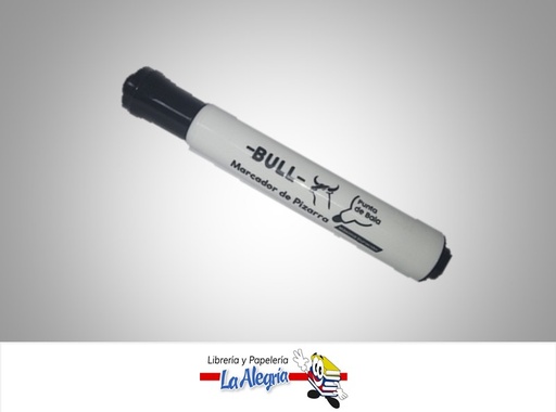 [BPIZNG] MARCADOR PARA PIZARRA ACRILICA NEGRO UND MARCA BULL