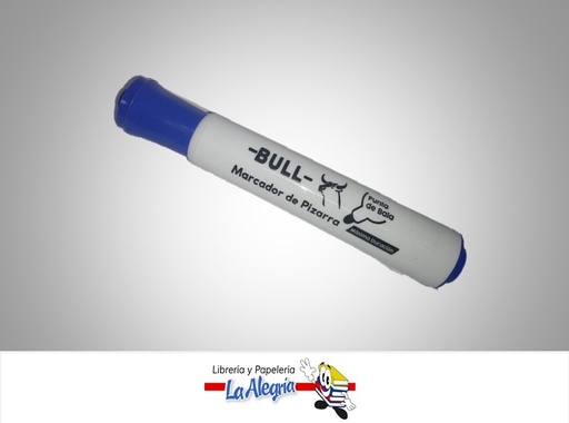 [BPIZAZ] MARCADOR PARA PIZARRA ACRILICA AZUL UND MARCA BULL