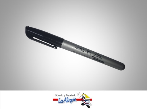 [BPFNG] MARCADOR PUNTA FINA NEGRO MARCA BULL