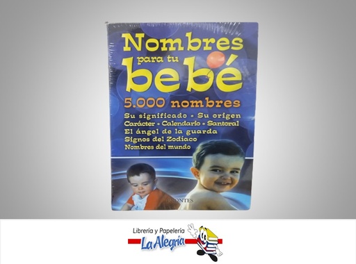 [9788415171874] NOMBRES PARA TU BEBE TEMATICA MANUALES AUTOR BRONTES MARCA BRONTES