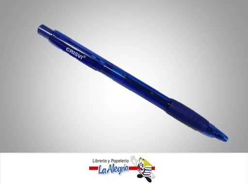 [CRISVIRT600A] BOLIGRAFO RETRACTIL RT600A 1.0MM AZUL UND MARCA CRISVI
